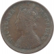 Copper Half Pice Coin of Victoria Empress of Calcutta Mint of 1894.