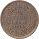 Copper Half Pice Coin of Victoria Empress of Calcutta Mint of 1900. 