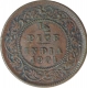 Copper Half Pice Coin of Victoria Empress of Calcutta Mint of 1901.