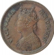 Copper Half Pice Coin of Victoria Empress of Calcutta Mint of 1901.