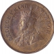 Bronze Half Pice Coin of King George V of  Calcutta Mint of 1916.