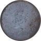 Bronze Half Pice Coin of King George VI of Calcutta Mint of 1939.