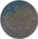 Copper Quarter Anna Coin of East India Company of Royal Mint of 1858.