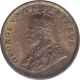 Copper One Quarter Anna Coin of King George V of Calcutta Mint of 1919.