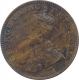 Copper Quarter Anna Coin of King George V of Bombay Mint of 1924.