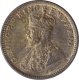 Copper One Quarter Anna Coin of King George V of Calcutta Mint of 1934.