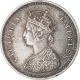 Silver Two Annas Coin of Victoria Empress of Bombay Mint of 1877.