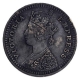 Silver Two Annas Coin of Victoria Empress of Bombay Mint of 1883.