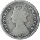 Silver Two Annas Coin of Victoria Empress of Bombay Mint of 1890.