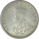 Silver Quarter Rupee Coin of King George V of Calcutta Mint of 1914.