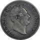 Silver Half Rupee Coin of King William IIII  of Calcutta Mint of 1835.