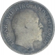 Silver Half Rupee Coin of King Edward VII of Bombay Mint of 1906.