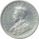 Silver Half Rupee Coin of King George V of Bombay Mint of 1914.