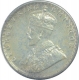 Silver Half Rupee Coin of King George V of Bombay Mint of 1917.