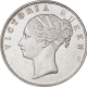 Silver One Rupee Coin of Victoria Queen of Calcutta Mint of 1840.