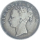 Silver One Rupee Coin of Victoria Queen of Bombay Mint of 1840.