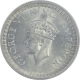 Silver One Rupee Coin of King George VI of Bombay Mint of 1942.