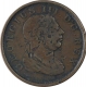 Copper One Stiver Token of George III of Essequibo and Demerary of Guyana.