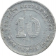 Silver Ten Cent of King Edward VII of Straits Settlements.