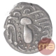 Silver Dramma Coin of Chalukyas of Gujarat.