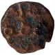 Copper Half Paisa Coin of Fakhr ud din Mubarak Shah of Madura Sultanate.