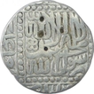 Silver One Rupee Coin of Akbar of Agra Mint.