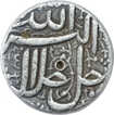 Silver One Rupee Coin of Akbar of Ahmadabad Mint of Month Bahman.