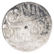 Silver One Rupee Coin of Akbar of Allahabad Mint.