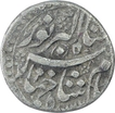 Silver One Rupee Coin of Jahangir of Lahore Mint.