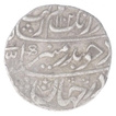 Silver One Rupee Coin of Aurangzeb of Itawa Mint.