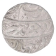 Silver One Rupee Coin of Aurangzeb of Lakhnau Mint.