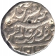 Silver One Rupee Coin of Aurangzeb Alamgir of Patna Mint.