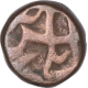 Copper Dam Coin of Muhammad Shah of Elichpur Mint.