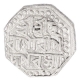 Silver Half Rupee Coin of Lakshmi Simha of Assam.