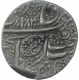 Silver One Rupee Coin of Amritsar Mint of Sikh Empire.