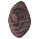 Copper Half Kasu Coin of Sivaganga Rajas.