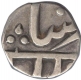 Silver Quarter Rupee Coin of Jayaji Rao of Gwalior state.