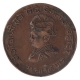 Copper Quarter Anna Coin of Jivaji Rao of Gwalior State. 