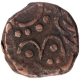 Copper Half Paisa Coin of Jhabua.