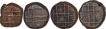 Copper Kasu Coins of Wadiyars of Myosre.