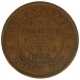 Copper Quarter Anna Coin of Jaswant Singh of Sailana State.