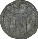 Copper Five Bazarucos Coin of Portuguese India of Damao. 