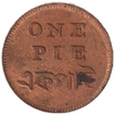 Copper One Pie Coin of Bengal Presidency.