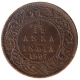 Copper One Twelfth Anna Coin of King Edward VII of Calcutta Mint of 1907.