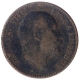 Copper One Twelfth Anna Coin of King Edward VII of Calcutta Mint of 1909.