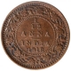 Bronze One twelfth Anna Coin of King George V of Calcutta Mint of 1918.