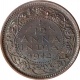 Copper One Twelfth Anna Coin of King George VI of Bombay Mint of 1942.