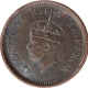 Copper One Twelfth Anna Coin of King George VI of Bombay Mint of 1942.