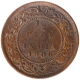 Bronze Half Pice Coin of King Edward VII of Calcutta Mint of 1906.