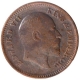 Bronze Half Pice Coin of King Edward VII of Calcutta Mint of 1906.